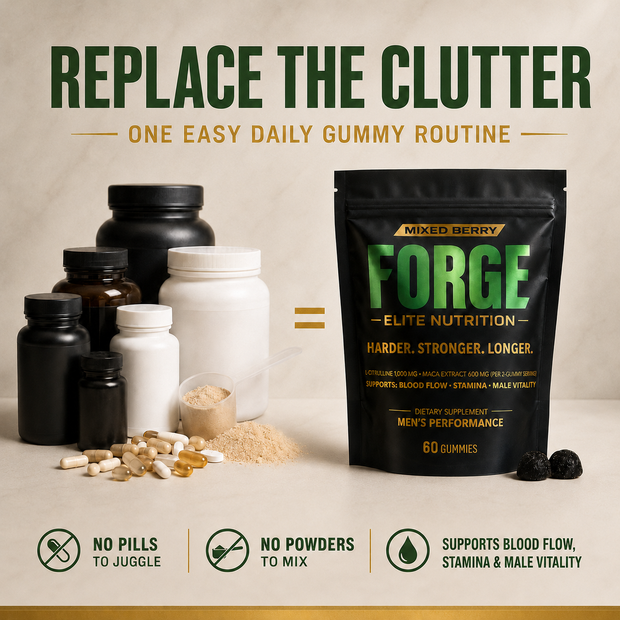 Forge Men’s Performance Gummies